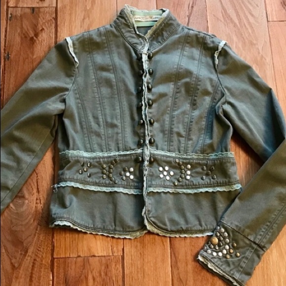Miss Me Jackets & Blazers - Miss Me Military Inspired Jacket